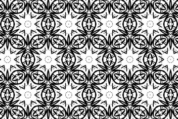 Чёрно-белые узоры. Фантазии. 2.8
