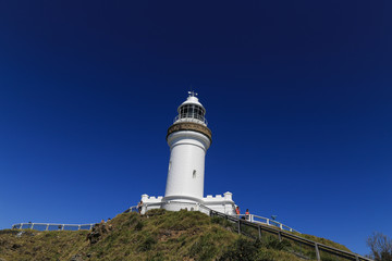 Fototapeta na wymiar the lighthouse in cape byron,australia