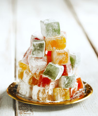 Turkish sweets. Mixed Lokum
