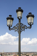 Fototapeta na wymiar Street Lamp in Toledo