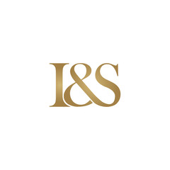 I&S Initial logo. Ampersand monogram logo