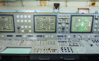 Fragment of Control panel nuclear-powered icebreaker "Lenin"