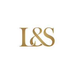 L&S Initial logo. Ampersand monogram logo