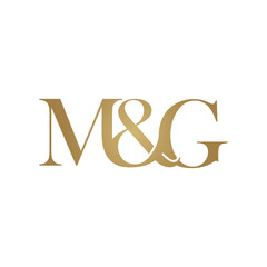 M&G Initial logo. Ampersand monogram logo