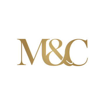 M&C Initial logo. Ampersand monogram logo