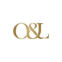 O&L Initial logo. Ampersand monogram logo