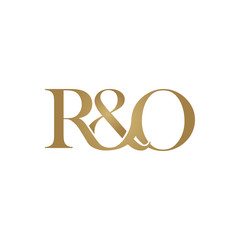 R&O Initial logo. Ampersand monogram logo