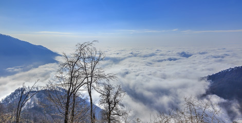 View from Mount Tufandag.Gabala.Azerbaijan