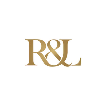 R&L Initial Logo. Ampersand Monogram Logo