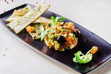 salmon tartare