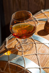 Glass of cognac