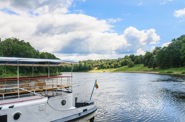 Fototapeta na wymiar Neman River. Druskininkai, Lithuania