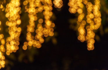 Abstract bokeh night city light