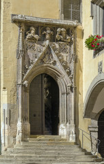 Portal of Old town hall, Regensburg, Germany