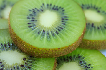 Fototapeta na wymiar beautiful kiwi fruit slices background