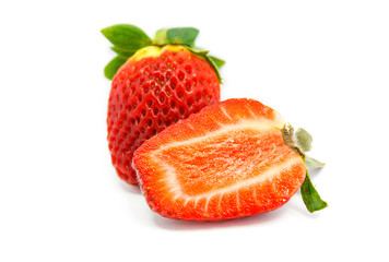 strawberry isolated on white background