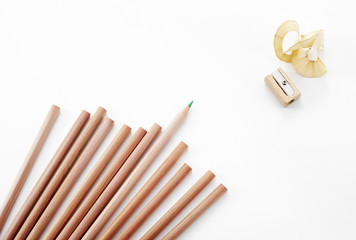 Pencil and notebook