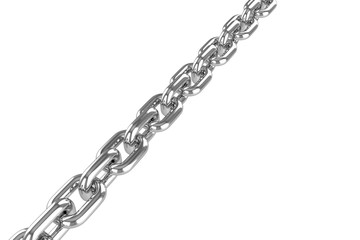 Fototapeta premium render stainless steel chain