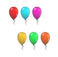 color balloons