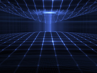 Cyberspace - Abstract Techno Background