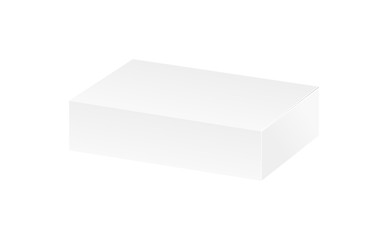 closed white blank box