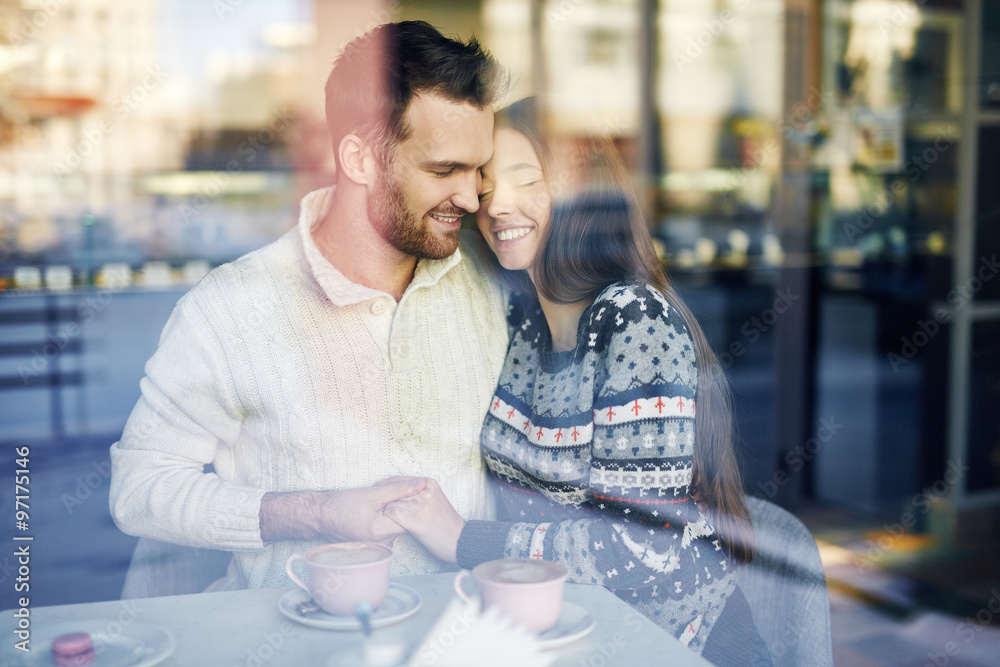 Canvas Prints relaxing couple