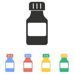Medicine bottle  icon.