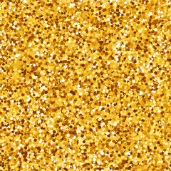Gold glitter seamless pattern
