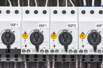 Adjustment device. Industrial power case.