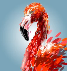 Vektorillustration des Flamingos © onot