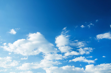 Fototapeta premium Blue sky with clouds