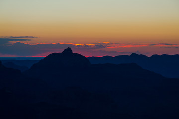 View on the Grand Canyon at sunrise, USA