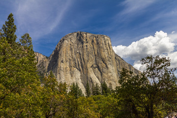 Huge rock in Yosemite National Park, California