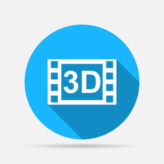 3D movie icon