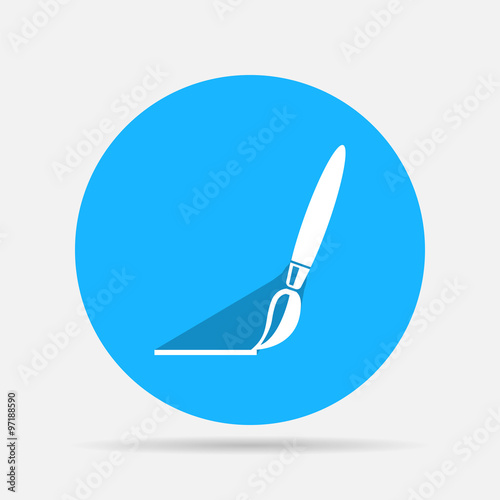 "brush line icon" Imágenes de archivo y vectores libres de derechos en