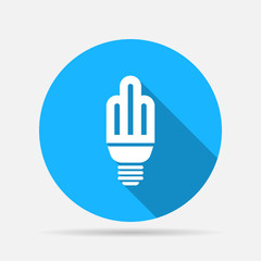 energy-saving light bulb icon