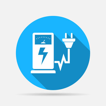 icon electrogas station