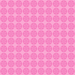 Snowflakes pattern - vector background