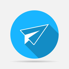 icon paper plane