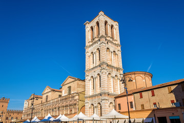 Fototapeta na wymiar Basilica Cattedrale di San Giorgio in Ferrara, Italy