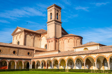 San Cristoforo alla Certosa church in Ferrara - Italy - obrazy, fototapety, plakaty