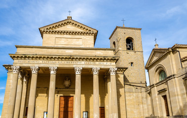 The Basilica di San Marino, a Catholic church in San Marino