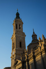 Fototapeta na wymiar zaragoza's cathedral