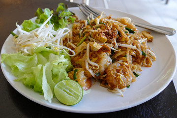 pad thai - thailand traditional stir fry noodle