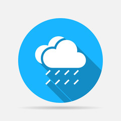 rain cloud meteo icon