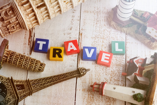 travel momory with vintage color
