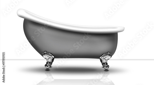 "alte, nostalgische Badewanne aus Gußeisen" Stockfotos und ...