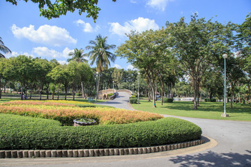 Thailand Garden Walkway