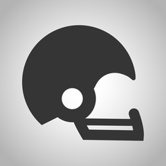 Football helmet icon