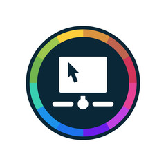 Colorful Web-Button